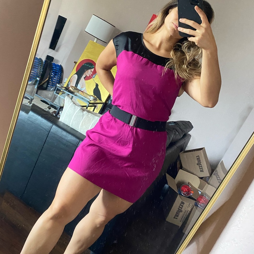 Express Hot Pink Dress